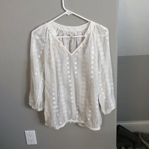 Olive & Oak Embroidered Top